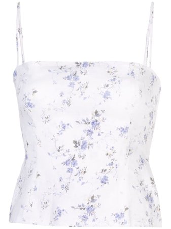 Reformation Overland Floral Print Top - Farfetch
