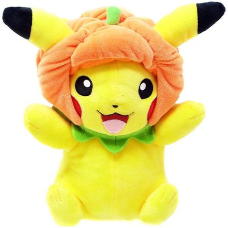 Pokemon Pikachu 9-Inch Plush [Pumpkin Hat] : Target