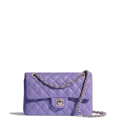 chanel purple bag