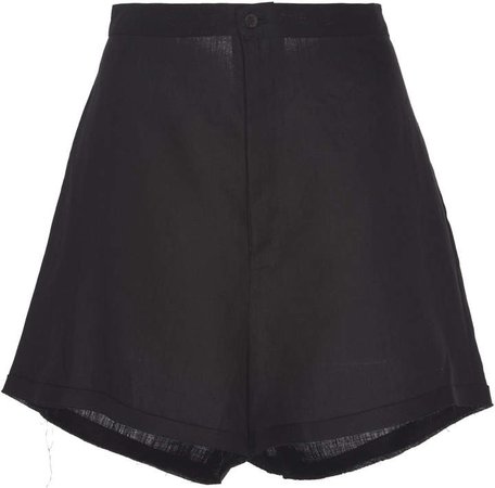 ALBUS LUMEN High-Rise Linen Shorts Size: 10