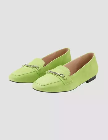 green Loafers, kiwi | MADELEINE Fashion
