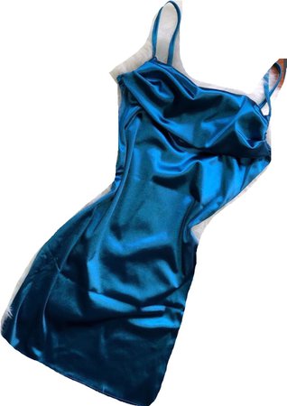 Meshki Kylee Satin Dress Turquoise