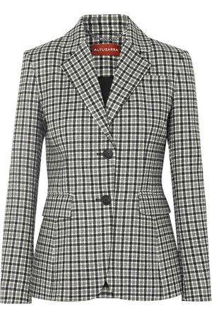 Altuzarra | Fenice checked wool-blend twill blazer | NET-A-PORTER.COM
