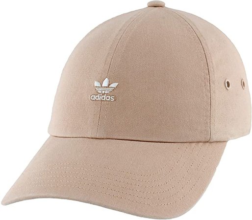 adidas Originals Women's Mini Logo Relaxed Cap, Ash Pearl Pink, ONE SIZE: Clothing
