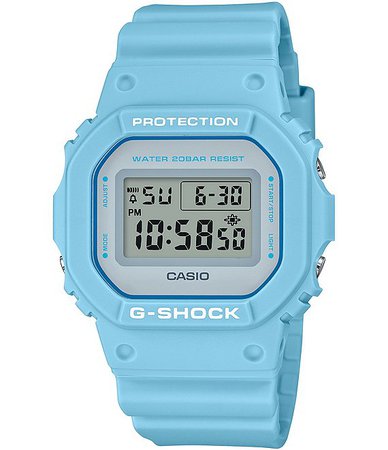 G-Shock Pastel Blue Digital Shock Resistant Watch