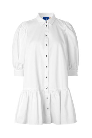 Crās Manacras Button-Front Mini Dress | Urban Outfitters