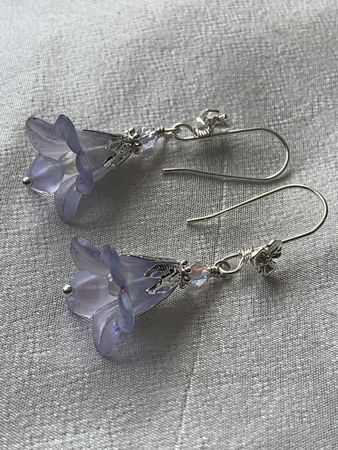 lilac earings