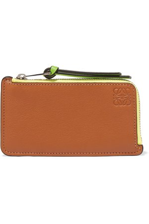 Loewe | Rainbow textured-leather wallet | NET-A-PORTER.COM