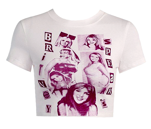 Britney Spears crop top png t-shirt