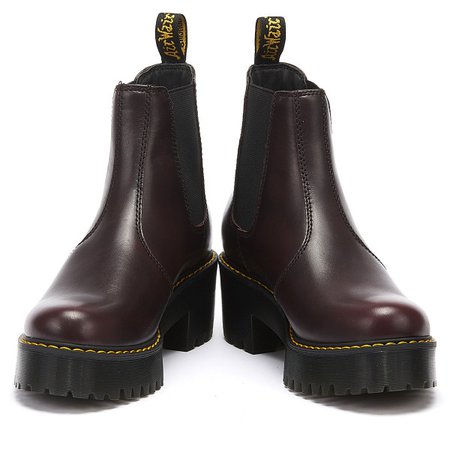 Dr. Martens Rometty Womens Burgundy Boots 24491606 | TOWER London