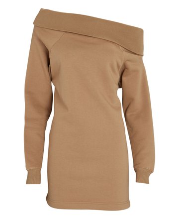 Marissa Webb One-Shoulder Sweatshirt Dress | INTERMIX®