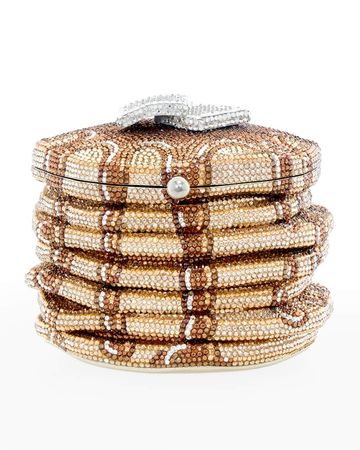Judith Leiber Couture Pancakes Crystal Minaudiere Bag | Neiman Marcus