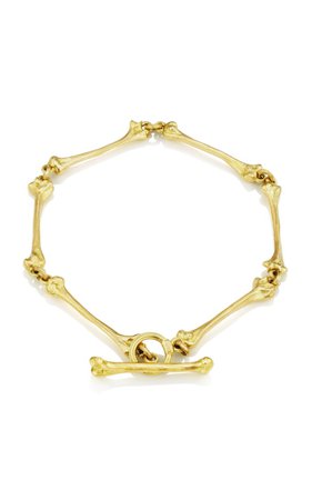 TCGolden Bone 18k Yellow Gold Bracelet By Anthony Lent | Moda Operandi