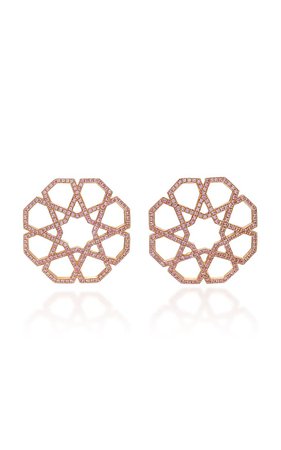 18k Rose Gold Sapphire Earrings By Ralph Masri | Moda Operandi