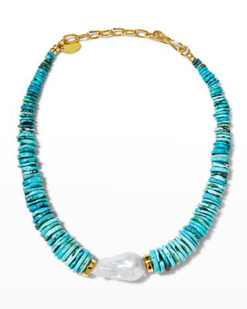 Lizzie Fortunato Sky Stone Necklace | Neiman Marcus