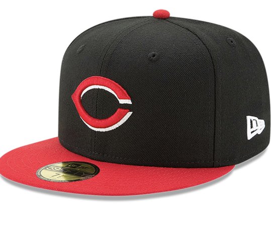 Black Reds Fitted Hat