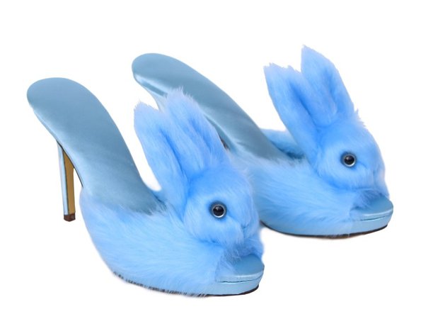 blue bunny heels