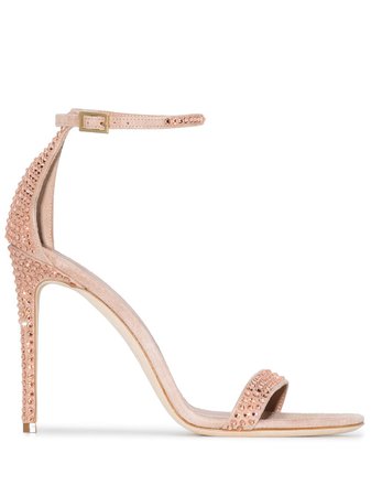 Paris Texas Holly 105mm crystal-embellished sandals pink PX524XSACH - Farfetch