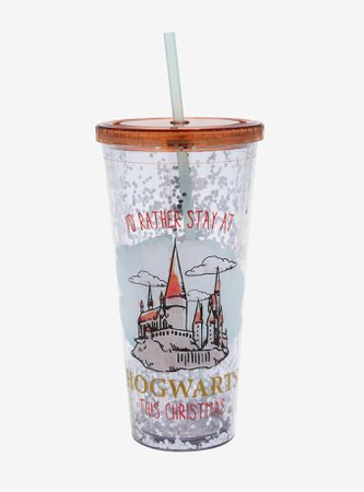 Harry Potter Hogwarts Christmas Acrylic Travel Cup