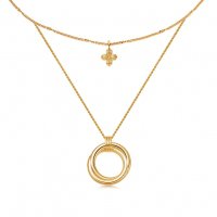 Gold Entwine Cross Necklace Set | 18ct Gold Plated | 18ct Gold Vermeil | Missoma