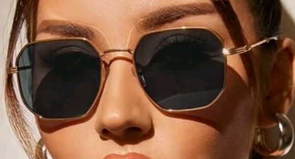 1Pair Women Metal Frame Casual Style Fashion Glasses Shades, Fit For Outdoor, Vacation, Daily Life