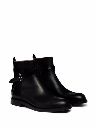 Off-White paperclip detail ankle boots - FARFETCH