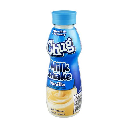 Chug Vanilla Milk Shake, 12 oz - Walmart.com - Walmart.com