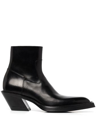 Alexander Wang Pointed Toe Leather Boots - Farfetch