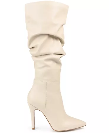 Journee Collection Women's Sarie Ruched Tall Boots & Reviews - Boots - Shoes - Macy's