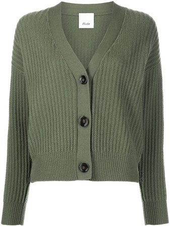 Allude Ribbed Knit Cashmere Cardigan - Farfetch