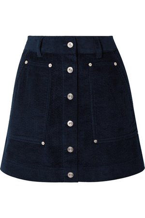 Proenza Schouler | PSWL cotton-corduroy mini skirt | NET-A-PORTER.COM