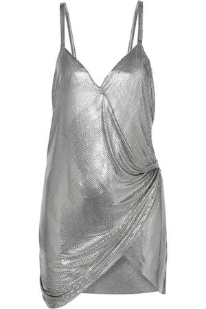Fannie Schiavoni | Mini-robe portefeuille en cotte de mailles Iza | NET-A-PORTER.COM