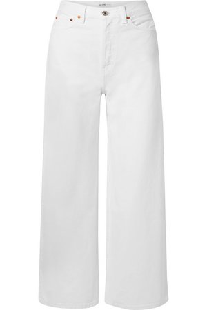 RE/DONE | 60s Extreme cropped high-rise wide-leg jeans | NET-A-PORTER.COM