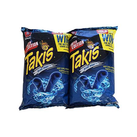 Amazon.com: Barcel Limited Edition Takis Blue Heat, Pepper, 9.9 Oz (Pack of 2)
