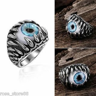 Free: Fashion Vintage Evil Eye Stainless Steel Eyeball Punk Goth Ring Jewelry Gift New - Rings - Listia.com Auctions for Free Stuff