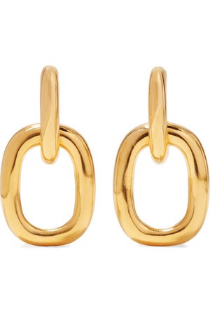Kenneth Jay Lane | Gold-tone earrings | NET-A-PORTER.COM
