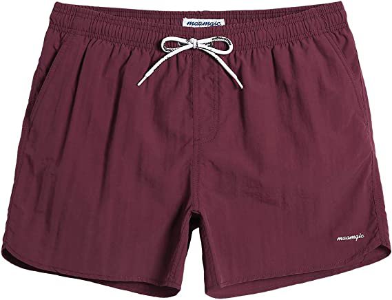 maamgic Mens Swim Trunks 5" with Mesh Lining Quick Dry Bathing Suits for Men Swim Shorts Swimwear | Amazon.com