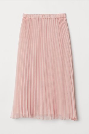Pleated skirt - Light pink - Ladies | H&M GB