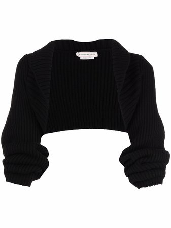 Alexander McQueen knitted bolero jacket - FARFETCH