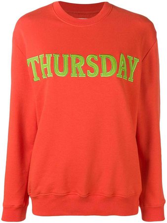 Thursday jersey sweatshirt