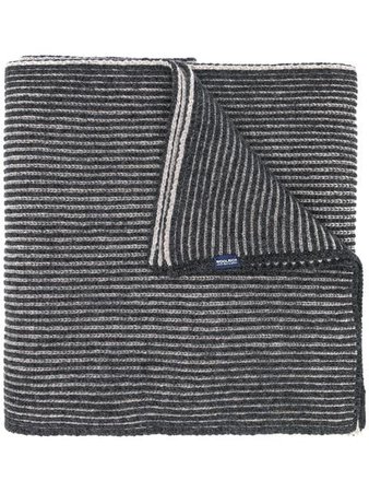 Woolrich stripe pattern scarf