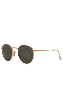 Ray-Ban Round Metal in Green Classic | REVOLVE