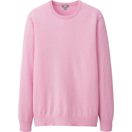 Pink Cotton Cashmere Sweater