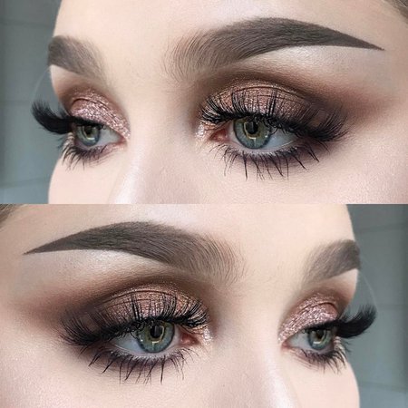 Helene Sjöstedt sur Instagram : Cat eyes with soft browns and shimmer ✨ I used @katvondbeauty metal matte palette (shadows: feather, oak, suede, velvet, synergy and…
