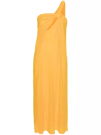 Chloé asymmetric-neck Maxi Dress - Farfetch