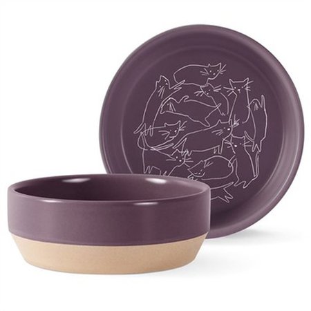 FRINGE STUDIO WHISKER CAT LINE BOWL SMALL by FRINGE STUDIO | Pet Food Bowls & Containers Gifts | www.chapters.indigo.ca