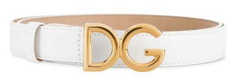 Dolce & Gabbana belt white gold