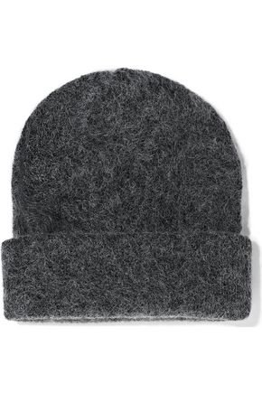 Brushed knitted beanie | GANNI | Sale up to 70% off | THE OUTNET