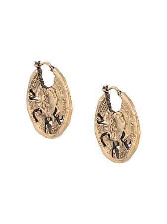 Acne Studios vintage coin earrings - FARFETCH