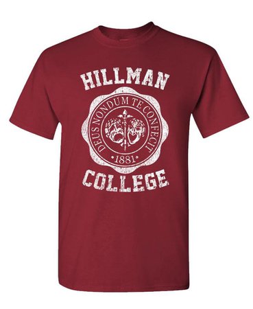 HILLMAN COLLEGE retro 80s sitcom tv Cotton Unisex T-Shirt | Etsy